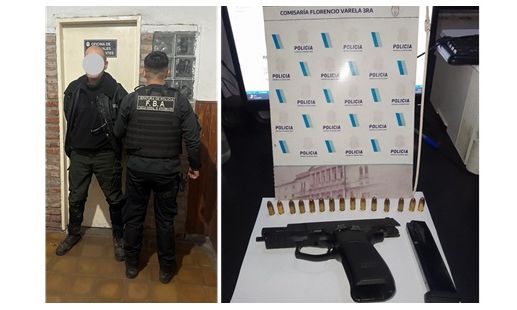 F. Varela - Persecución y detención por tenencia de arma de fuego
